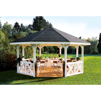 SKANHOLZ Brüstung Andreaskreuz 180 x 84 cm natur,