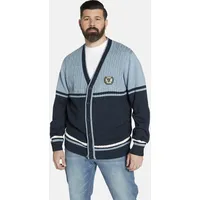 Charles Colby Strickjacke DUKE BRAYMEN in blau gestreift |