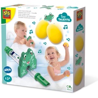 SES Creative 13059 Krokodil, Herz Kroko-Musikflöte für die Badewanne,