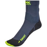 X-Socks RUN FAST 4.0 Laufsocken B023 charcoal/phyton yellow 39-41