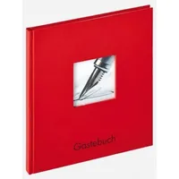 Walther design Walther GB-205-R Fun Gästebuch 23x25 cm rot