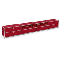 Viasit Sideboard System4, 86333 rubinrot 302,9 x 40,4 x