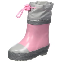 Playshoes Jungen Unisex Kinder Halbschaft gefüttert Gummistiefel, rosa, 18
