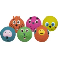 Trixie Ball Faces 6 cm mehrfarbig