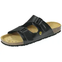 Abeba ESD-Sandale Nature 4080/4085, Größe 39, schwarz
