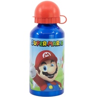 Stor Super Mario Aluminium Kinderflasche - Kinderwasserflasche - Wiederverwendbare