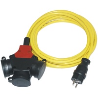 PCE Verlängerungskabel 3-fach K35 3G1.5 Länge 5 m IP44