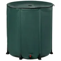 Floraworld Faltbare Regentonne 400 l grün