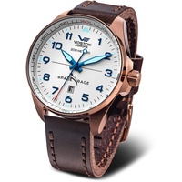 Vostok Europe Herren Analog Automatik Uhr mit Leder Armband