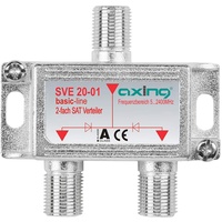 Axing SVE02001 Kabelspalter oder -kombinator Kabelsplitter Silber