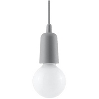 Sollux Lighting Hängeleuchte DIEGO 1 grau