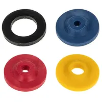 Tecuro Wasser-Spar-Set für Brauseschlauch/Duschkopf - Wasserdurchflussbegrenzer, Blau 5, Rot