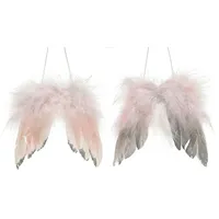 Kaemingk Christbaumschmuck Engelsflügel aus Federn 15cm x 1 Stück