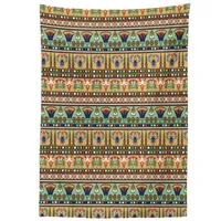 ABAKUHAUS ägyptisch Tischdecke, Lily Scarab, Personalisierter Druck Klare Farben