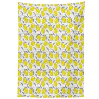 ABAKUHAUS Zitronen Tischdecke, Skizziert Lemon Pattern, Druck mit Klaren