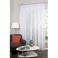 HOMEbasics HOME Basics Gardine SABLIO, transparent, Sablé-Effekt, Faltenband 1:3