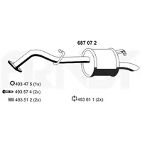 Ernst Endschalldämpfer für Toyota Yaris