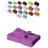 EXKLUSIV HEIMTEXTIL Handtuchset 4-tlg. lila