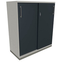 FM Helmets fm Schiebetürenschrank Oldenburg, 4260649683170 weiß, lavagrau 1
