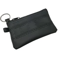 Myledershop Praktische Schlüsseltasche/Schlüsseletui/Schlüsselmäppchen/Schlüsselbörse in Schwarz