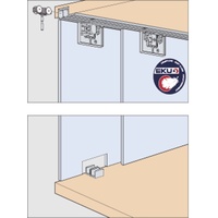 HAWA Clipo 16 GK IS Beschlägegarnitur Innenfront geklebt, 2