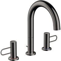 Hansgrohe Axor Uno 3-Loch Waschtischarmatur 200 Bügelgriff mit Bügelgriffen,