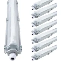Proventa IP65 LED-Feuchtraumleuchte 120cm mit 18W LED-Röhre 2.160 Lumen