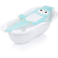 Chipolino Babywannen Netz Tiere, Badewanneneinsatz, Kunststoffbügel, ab Geburt blau