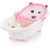 Chipolino Baby Badewannen Netz Bär, Badewanneneinsatz Kunststoff-Clips ab Geburt