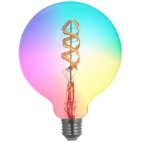 Luumr Smart LED, E27, G125, 4W, RGB, Tuya, WLAN,