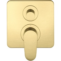 Hansgrohe Fertigset Axor Citterio M UP-Wannen-Einhebelmischer, brushed brass