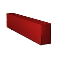 TexDeko Bierbankhusse Premium 220cm strapazierfähig Festzeltgarnitur Blickdicht waschbar (Rot)