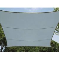 Perel Sonnensegel Lichtgrau Rechteckig 2 x 3 m