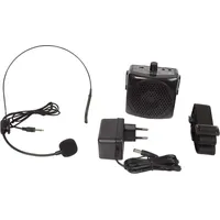 HQ Power Tragbarer Sprachverstärker mit Headset und Tragband, 5