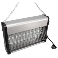 Perel Insektenvernichter, elektrisch, Hochspannungsgitter 2800 V, abnehmbare Auffangschale, 80