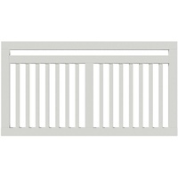 Plus Zaun Linea 150 x 80 cm RAL 9010