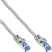 InLine Patch-Kabel Cat,6A, S/FTP, TPE flexibel, grau, 30m