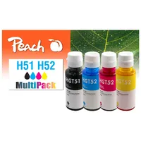 Peach Tinte HP CISS GT51/52 Multi-Pack C/M/Y/BK (M, C,