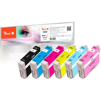 Peach Spar Pack Tintenpatronen ersetzt Epson T0807,