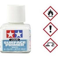 TAMIYA 87096 Modellbau-Grundierung Weiß Inhalt 40 ml