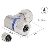 DeLock 60565 Steckverbinder A-kodiert 4 Pin Buchse zur Montage