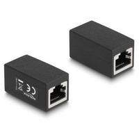 DeLock Adapter RJ45 Buchse zu RJ45 Buchse Cat.6 schwarz