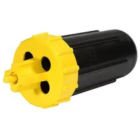 Friedl Dosenmuffe IP68 schwarz-gelb incl. Zubehör I Verbindungs- und