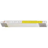 Hultafors Gliedermaßstab Buche Gelb/Weiß 2 m