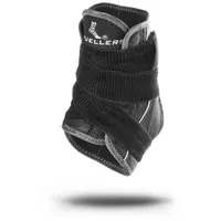 Müller Mueller Hg80 Premium Fußgelenkbandage mit Zügeln schwarz/grau, XS