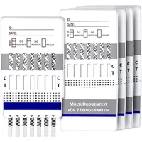 One+Step Drogentest für 7 Drogenarten - (Coc/Thc/Opi/Amp/Mtd/Bzo/Met) Schnelltest-Testkassette 5