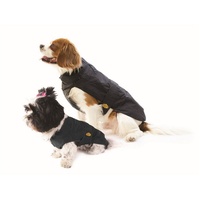 Fashion Dog Regenmantel für Hunde - Schwarz 39 cm