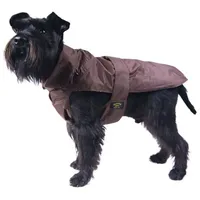 Fashion Dog Hundemantel mit Kunstpelz-Futter - Braun 95 cm