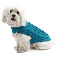 Fashion Dog Hunde-Strickpullover mit Zopfmuster - 55 cm