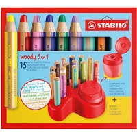 Stabilo Woody 3 in 1 Buntstift 15 St. inkl.